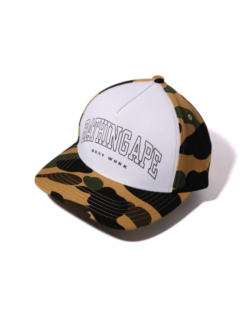 Chapeaux Bape 1st Jaune Homme | BAV-13500198